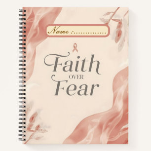Faith Over Fear Notebook – Inspirational Journal –