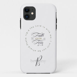 Faith Over Fear Personalized Motivational Case-Mate iPhone Case