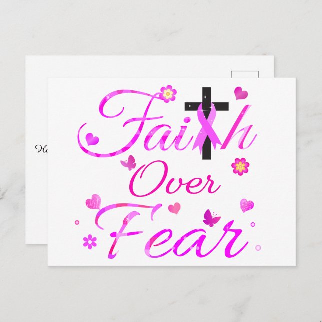 Faith Over Fear Postcard (Front/Back)