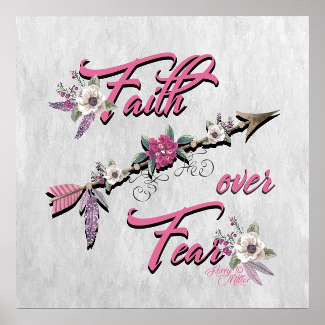 Faith Over Fear Poster (Front)