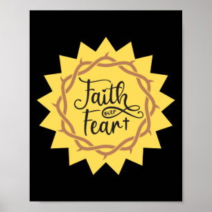 faith over fear poster