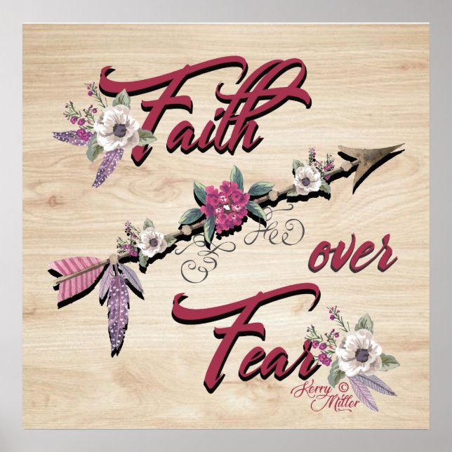 Faith Over Fear Poster (Front)