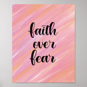 Faith over fear  poster