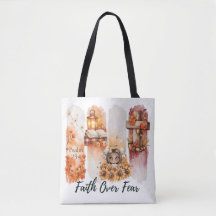 Faith Over Fear Psalm 23:4 Autumn Shirt