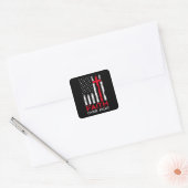 Faith Over Fear Square Sticker (Envelope)