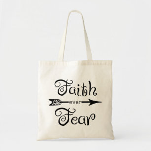 Faith over fear - tote bag