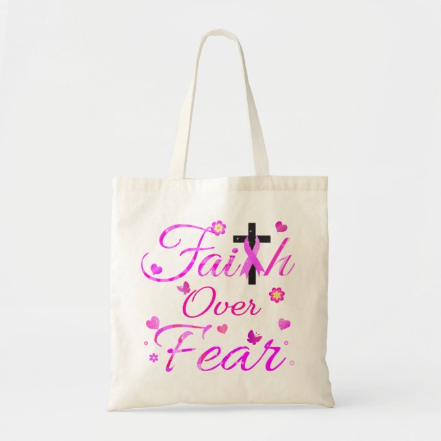 Faith Over Fear Tote Bag (Front)