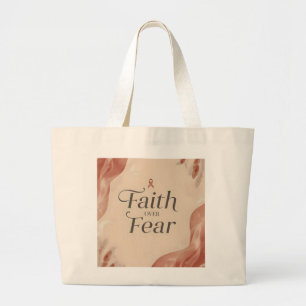 Faith Over Fear Tote Bag – Inspirational Carry Bag
