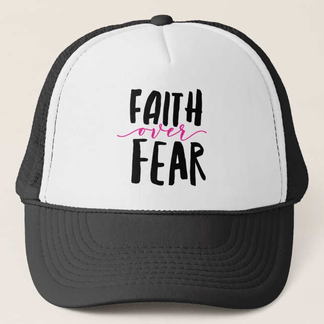 Faith Over Fear Trucker Hat (Front)