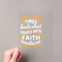 Faith Over Struggles – Motivational Religious Art