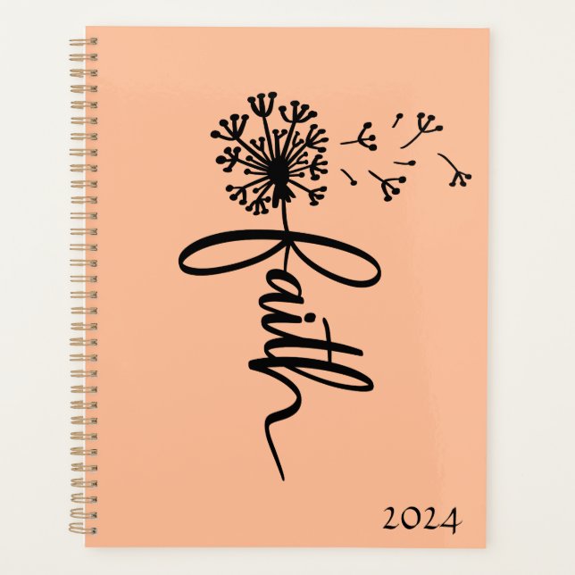 Faith Peach Planner (Front)