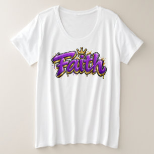 Faith plus size T-Shirt