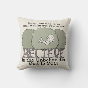 Faith Put You at Ease Cushion