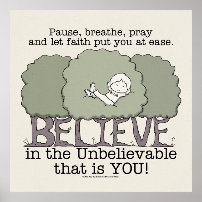 Faith Put You at Ease Poster (Front)