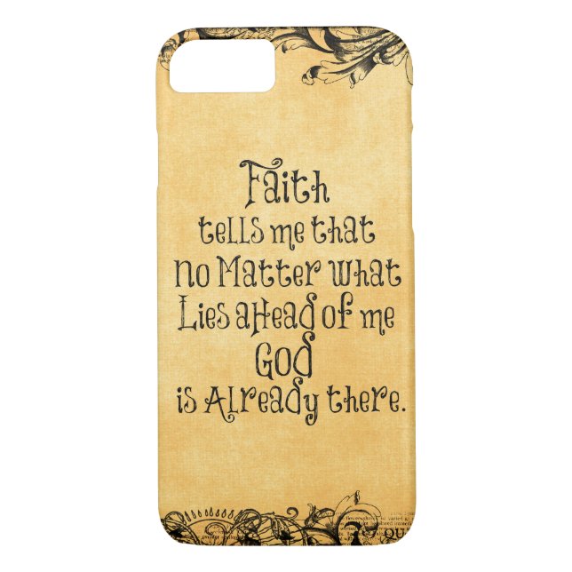 Faith Quote Case-Mate iPhone Case (Back)