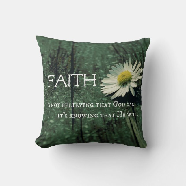 Faith Quote Cushion (Front)