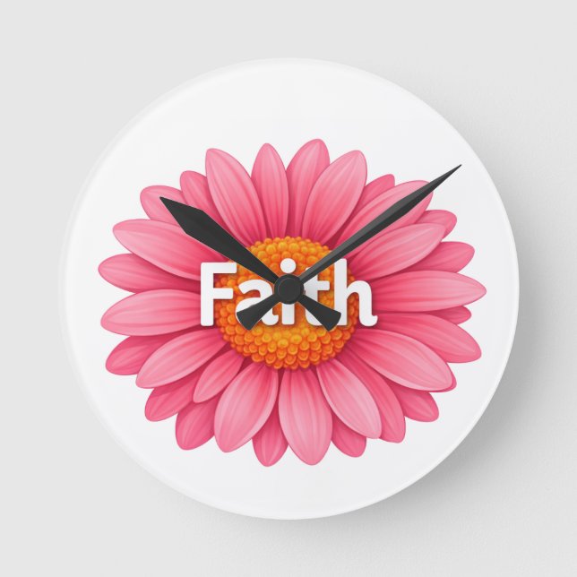 Faith Round Clock (Front)