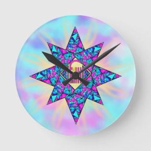 Faith ~ Star Round Clock