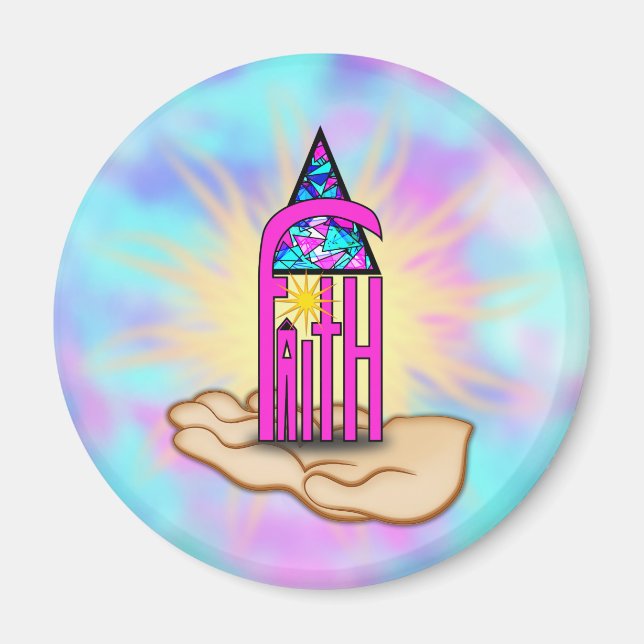Faith ~ Steeple Magnet (Front)