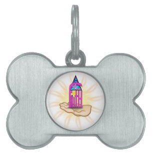 Faith ~ Steeple Pet ID Tag