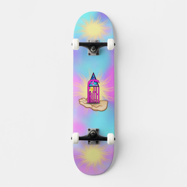 Faith ~ Steeple Skateboard (Front)