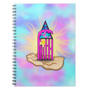 Faith ~ Steeple Spiral Notebook