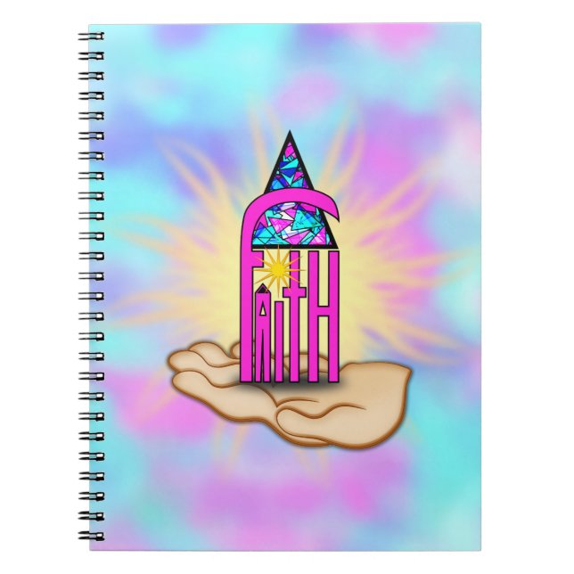 Faith ~ Steeple Spiral Notebook (Front)