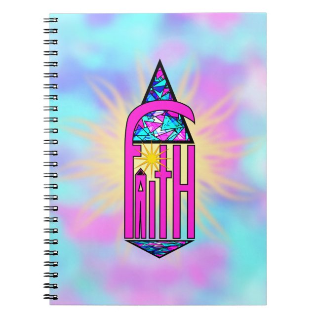 Faith ~ Steeple Spiral Notebook (Front)