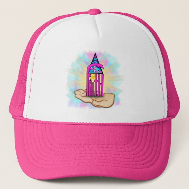 Faith ~ Steeple Trucker Hat (Front)