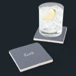 Faith Stone Coaster<br><div class="desc">trust in the process</div>