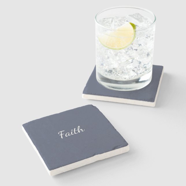 Faith Stone Coaster (Side)