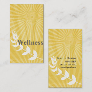 Faith Sunburst Sun Rays Spiritual Religion Business Card