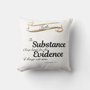 Faith   throw pillow