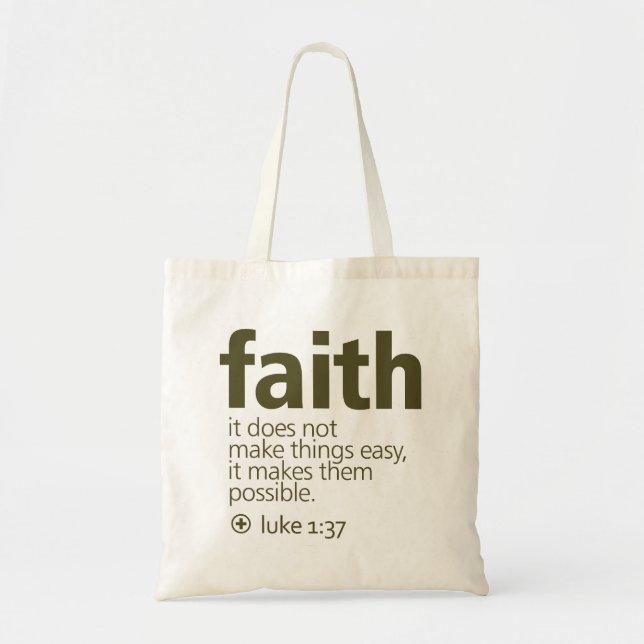Faith Tote Bag (Front)