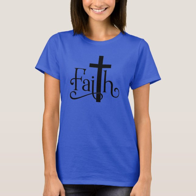 Faith Typography T-Shirt (Front)