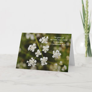 Faith Wildflower Thinking of You Thoughts Card