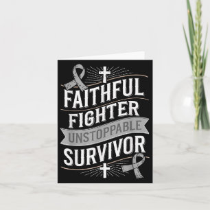 Faithful Fighter Survivor Diabetes Awareness Card