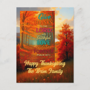 Faithful Harvest Postcard