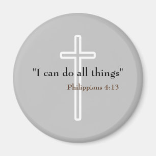 Faithful Reminders: Religious Quote Magnet