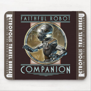"Faithful Robot Companion"  Mouse Pad