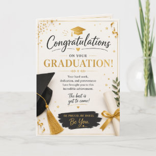 Faithful Steps: A Graduation Blessing Card