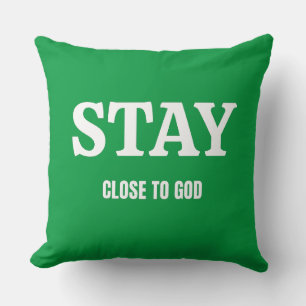 "Faithful Steps, Divine Guidance" spiritual cute Cushion