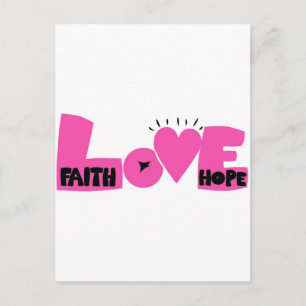 FAITHHOPELOVE POSTCARD