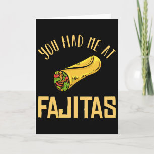 Fajita Chicken Gift Recipe Seasoning  Card