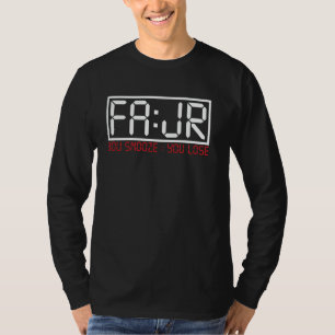 Fajr Time Muslim Ramadan Mubarak Kareem Fasting T-Shirt