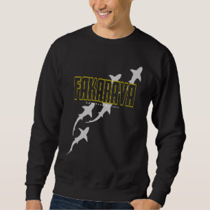 Fakarava Shark Scuba Diving Scuba Diving With Shar Sweatshirt