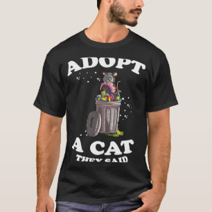 Fake Cat Opossum for Possum and Racoon T-Shirt