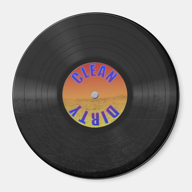 Fake Custom Vinyl Record Magnet (Front)