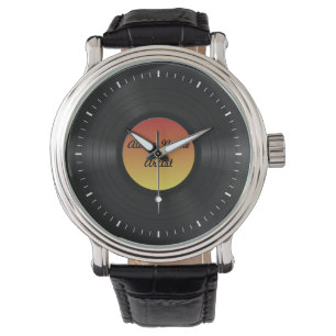 Fake Custom Vinyl Record Watch