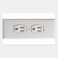 Fake Electrical Outlet Sticker Prank April Fools
